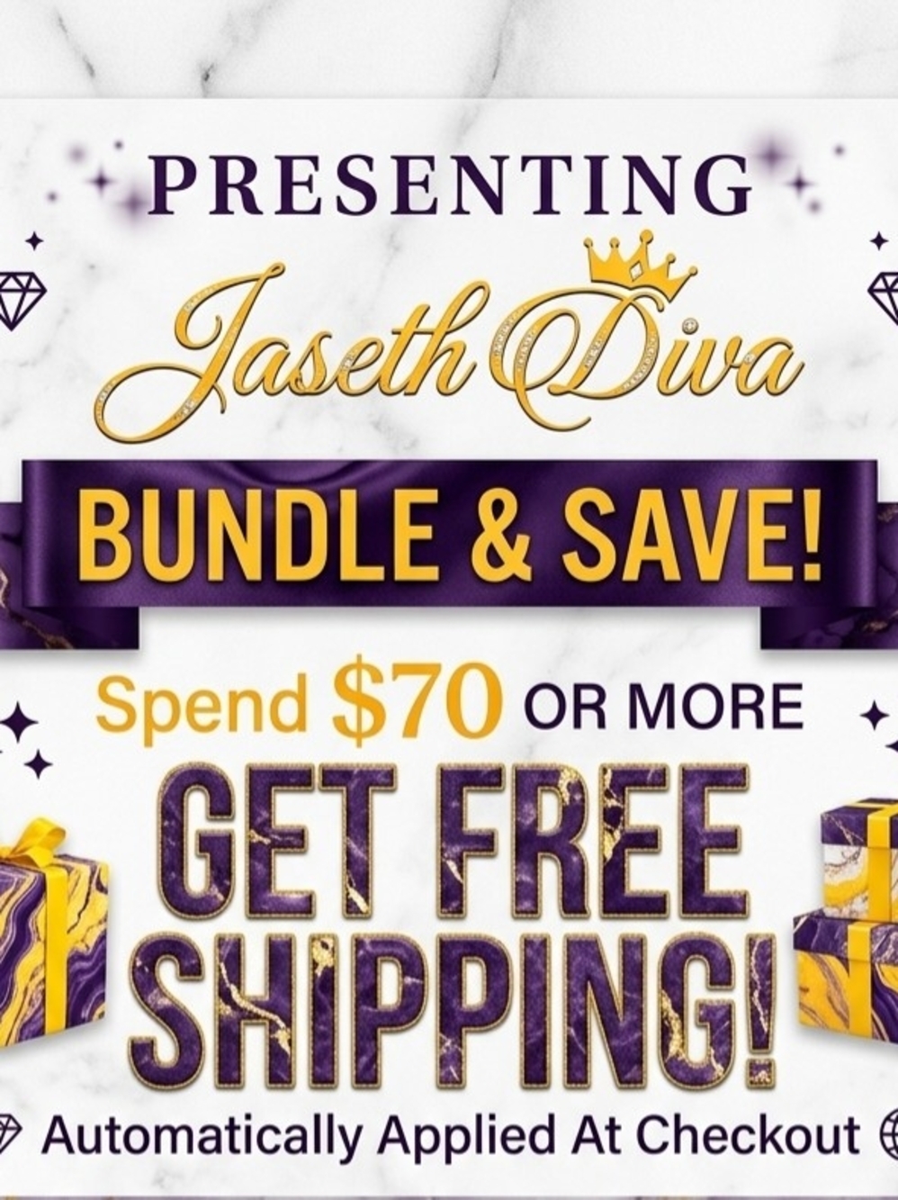 Promotional Jewelry Bundle - Purple & Gold